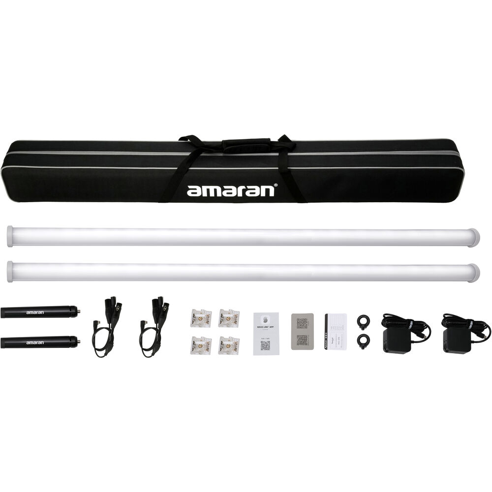 Amaran PT4c RGB LED Pixel Tube Light (2-Light Production Kit) - 1
